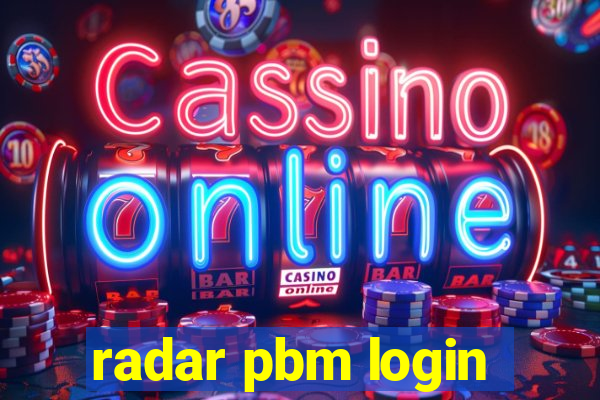 radar pbm login